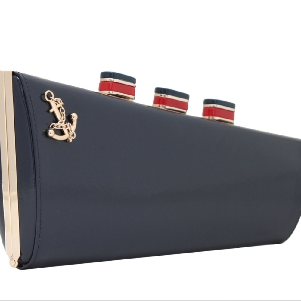 Kate Spade All Aboard Ship Clutch (RARE AND NWT!)